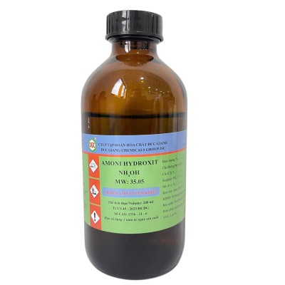 Dung dich ammonia (NH3) đặc (THCS)