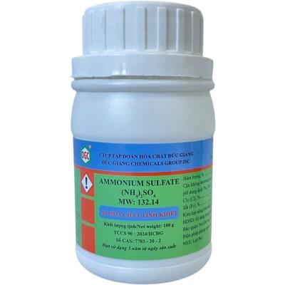 Ammonium sulfate, (NH4)2SO4 hoặc Ammonium Nitrate (NH4NO3)
